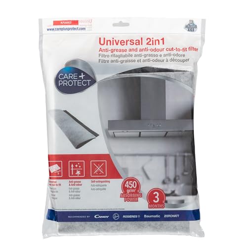 CARE+PROTECT – 2-in-1 Entfettungs- und Geruchsfilter für Abzugshauben / universell und passgenau zuschneidbar / Geruchsbeseitigung / maximale Absorption / selbstlöschend / 47 x 57 mm CARE+PROTECT – 2-in-1 Entfettungs- und Geruchsfilter für Abzugshauben / universell und passgenau zuschneidbar / Geruchsbeseitigung / maximale Absorption / selbstlöschend / 47 x 57 mm von CARE + PROTECT