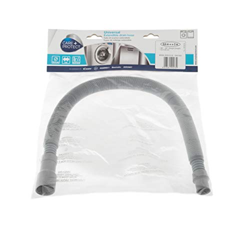 CARE+PROTECT – Universal Ablaufschlauch für Waschmaschinen / flexibel und ausziehbar (0,6 bis 2,0 m) / Waschmaschinenschlauch aus thermoplastischen Polymeren mit längenverstellbarer Krümmung von CARE + PROTECT