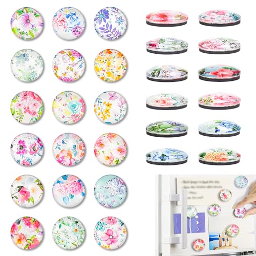 CAREDGO Magnete Kühlschrank, 30 Stück Kühlschrankmagnete Blumen 3cm Magnete Kühlschrank Vintage Fridge Magnet Set Dekorative Magnete für Kühlschrank CAREDGO Magnete Kühlschrank, 30 Stück Kühlschrankmagnete Blumen 3cm Magnete Kühlschrank Vintage Fridge Magnet Set Dekorative Magnete für Kühlschrank von CAREDGO
