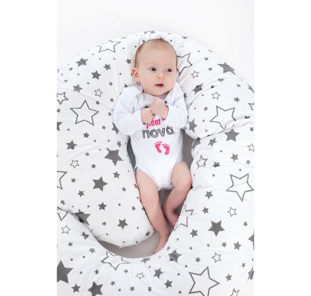 CARERO Stillkissen Universal-Still-Halbstern in Form von C New Baby Sternen sitzend CARERO Stillkissen Universal-Still-Halbstern in Form von C New Baby Sternen sitzend von CARERO