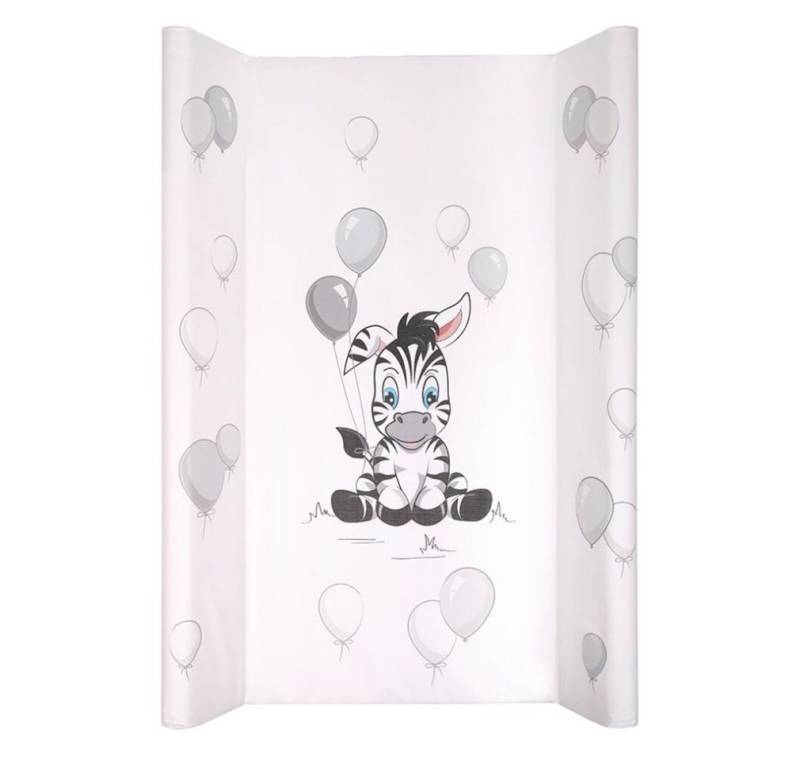 CARERO Wickelauflage Wickelauflage New Baby Zebra weiß 50x70cm von CARERO