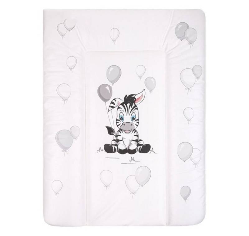 CARERO Wickelauflage Wickelauflage New Baby Zebra weiß 70x50 von CARERO