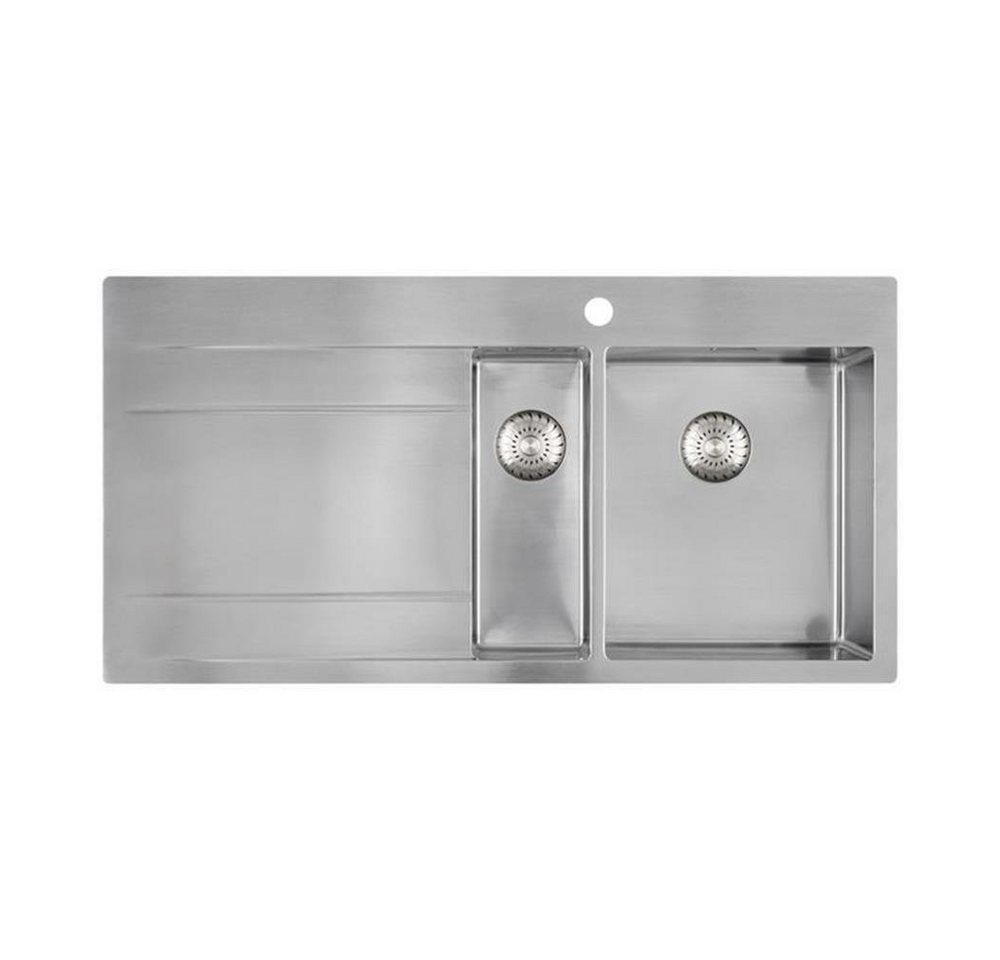 CARESSI Edelstahlspüle Caressi CAPPABR und ABL CAPP1534 101 x 52 cm Edelstahl Becken rechts, 0/0 cm CARESSI Edelstahlspüle Caressi CAPPABR und ABL CAPP1534 101 x 52 cm Edelstahl Becken rechts, 0/0 cm von CARESSI