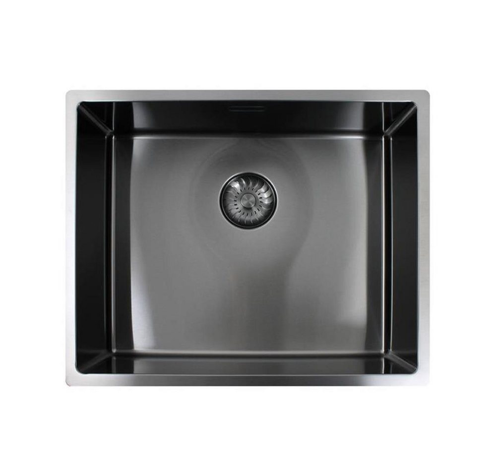 CARESSI Edelstahlspüle Caressi Einbauspüle CAPPR10 CAPP50R10 54 x 44 cm, 0/0 cm von CARESSI