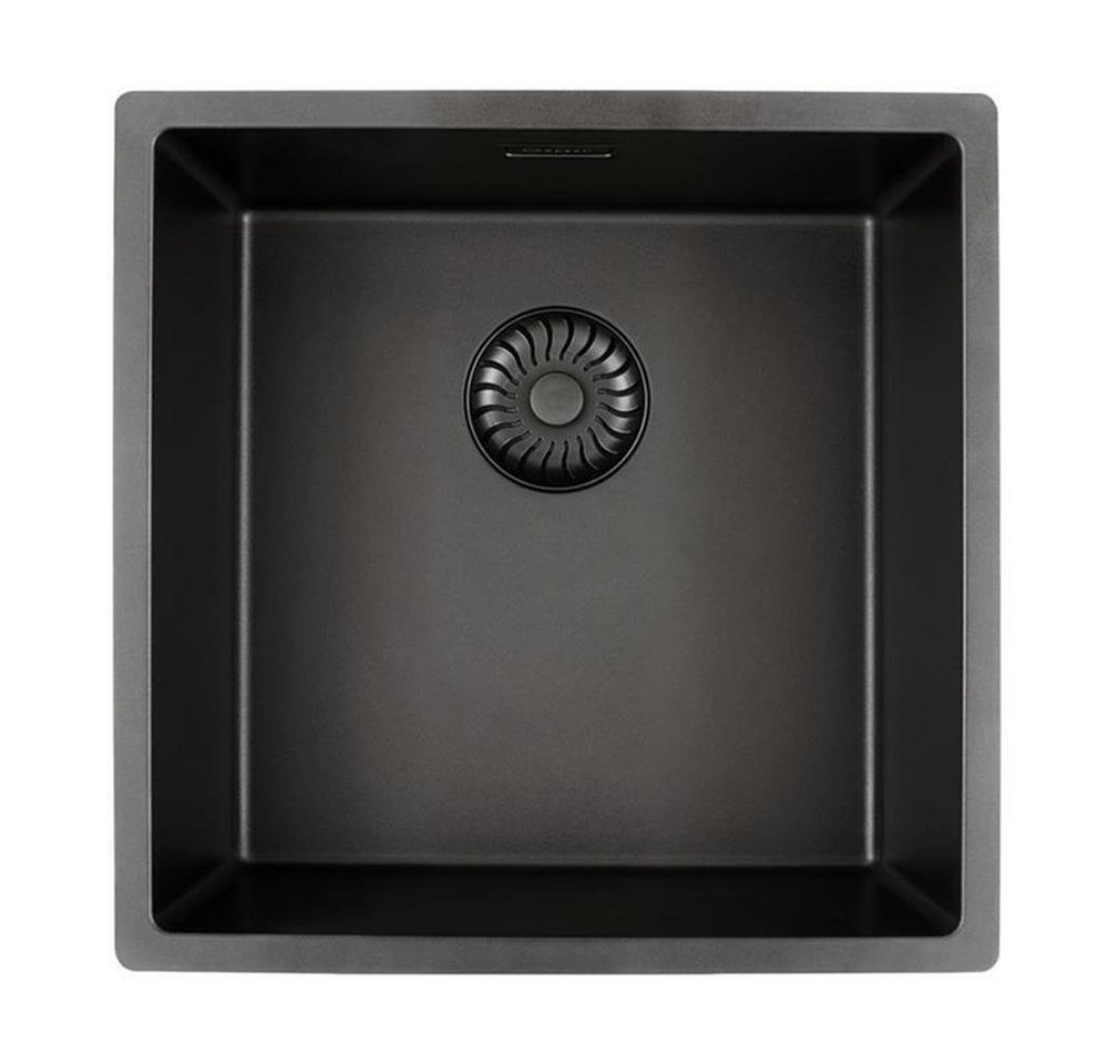 CARESSI Granitspüle Caressi Black und White Line CAGRPP40-FL 44 x 44 cm flächenbündig, 0/0 cm CARESSI Granitspüle Caressi Black und White Line CAGRPP40-FL 44 x 44 cm flächenbündig, 0/0 cm von CARESSI