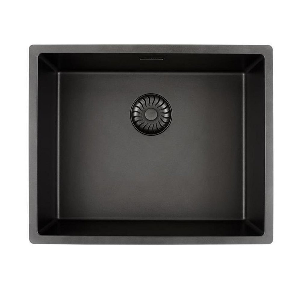 CARESSI Granitspüle Caressi Black und White Line CAGRPP50-FL 54 x 44 cm flächenbündig, 0/0 cm CARESSI Granitspüle Caressi Black und White Line CAGRPP50-FL 54 x 44 cm flächenbündig, 0/0 cm von CARESSI