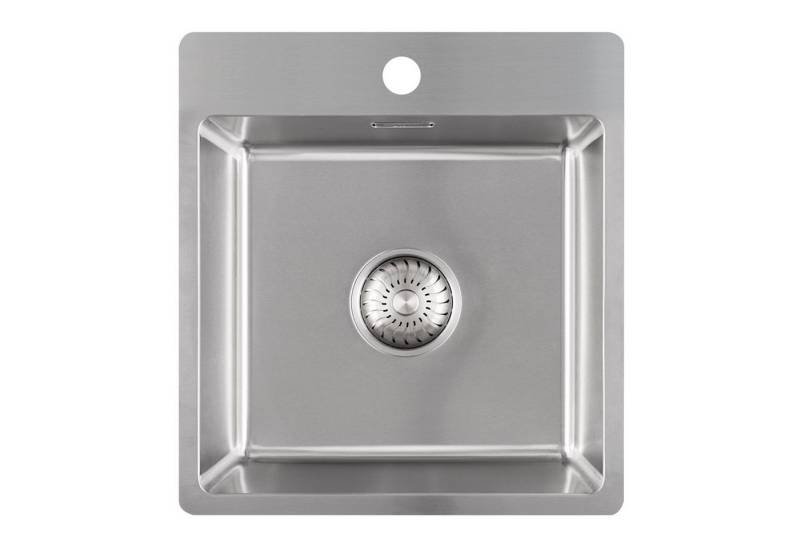 CARESSI Küchenspüle CABL37KR15, Quadratisch, 37/15 cm, Schlichtes Design von CARESSI