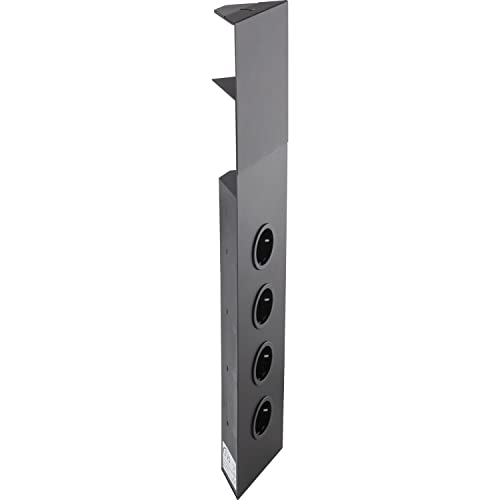 Caressi Steckdose 11 5x46x5 8 cm Schwarz von CARESSI