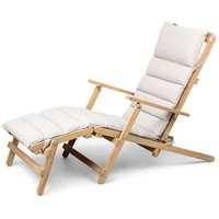 Liegestuhl BM5565 mit Fußablage inkl. Kissen von CARL HANSEN & SØN