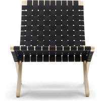 Sessel MG501 Cuba Chair Eiche geseift schwarz von CARL HANSEN & SØN