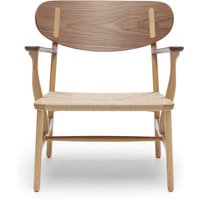 Stuhl CH22 Lounge Chair Walnuss/Eiche geölt von CARL HANSEN & SØN