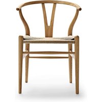 Stuhl CH24 Wishbone Chair Eiche geölt Geflecht natur/geölt von CARL HANSEN & SØN