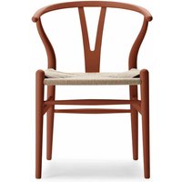 Stuhl CH24 Wishbone Chair Special terracotta von CARL HANSEN & SØN