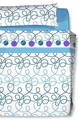 CARLA RUBINI Knoten Bettwäsche-Set, Mikrofaser, Blau/Braun, Bett 150 cm CARLA RUBINI Knoten Bettwäsche-Set, Mikrofaser, Blau/Braun, Bett 150 cm von CARLA RUBINI
