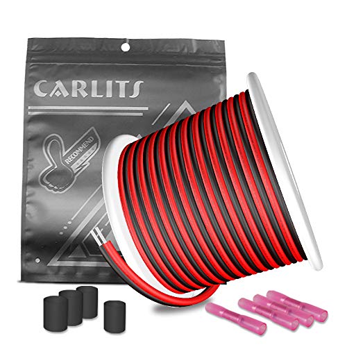 CARLITS 15M 18 AWG 2x0.8mm² 2 Adriges Kabel Verzinntes Reines Kupfer 18 Gauge 2 Poliges Anschluss Elektrischer Draht 12V/24 V DC für LED-Streifen Einfarbig 3528 5050 2835 CARLITS 15M 18 AWG 2x0.8mm² 2 Adriges Kabel Verzinntes Reines Kupfer 18 Gauge 2 Poliges Anschluss Elektrischer Draht 12V/24 V DC für LED-Streifen Einfarbig 3528 5050 2835 von CARLITS