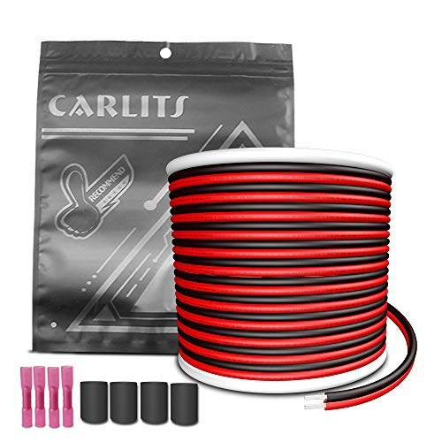 CARLITS 30M 20AWG 2x0.5mm² 2 Adriges Kabel Verzinntes Kupfer 20 Gauge 2 Poliges Kabel Elektrischer Draht 12V/24 V DC für LED-Streifen Einfarbig 3528 5050 2835 CARLITS 30M 20AWG 2x0.5mm² 2 Adriges Kabel Verzinntes Kupfer 20 Gauge 2 Poliges Kabel Elektrischer Draht 12V/24 V DC für LED-Streifen Einfarbig 3528 5050 2835 von CARLITS