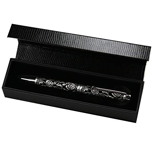 CARMANI - Stift mit 3D-Metall-Rosen-Muster von Carmani