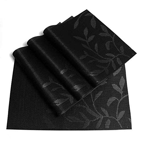 CARMIN Set mit 4 Tisch Sets PVC Blumen für Essen Tisch Set Tisch Set KüChen ZubehöR Tasse Dekorative von CARMIN