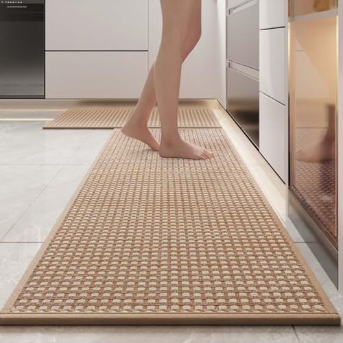 1 Stück Küchenbodenmatte, 43,2 x 71,1 cm, rutschfeste und wasserdichte Küchenmatte für Wasser und Öl 1 Stück Küchenbodenmatte, 43,2 x 71,1 cm, rutschfeste und wasserdichte Küchenmatte für Wasser und Öl von CARMOTTER