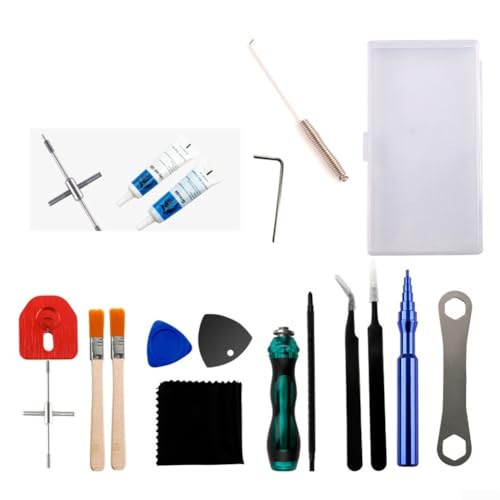 11-teiliges Angel-Reparatur-Werkzeug-Set, Wartungsset für Baitcasting-Rollen, Spulenlager-Entferner 11-teiliges Angel-Reparatur-Werkzeug-Set, Wartungsset für Baitcasting-Rollen, Spulenlager-Entferner von CARMOTTER