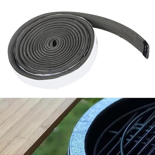 150 Zoll Drahtgeflecht Dichtungssatz, Hochtemperatur-Fiberglas-Dichtung, Ersatz, Grill-Raucherdichtung, selbstklebender Filz, Grillwerkzeug-Sets für Kamado für Joe für Classic 150 Zoll Drahtgeflecht Dichtungssatz, Hochtemperatur-Fiberglas-Dichtung, Ersatz, Grill-Raucherdichtung, selbstklebender Filz, Grillwerkzeug-Sets für Kamado für Joe für Classic von CARMOTTER
