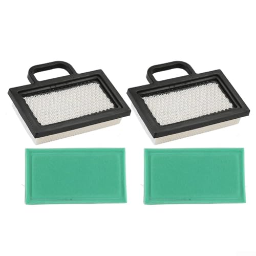 2 Stück Luftfilter Rasenmäher Luftfilter 499486S und 273638S Vorreiniger Set für Motoren Traktor Rasenmäher 2 Stück Luftfilter Rasenmäher Luftfilter 499486S und 273638S Vorreiniger Set für Motoren Traktor Rasenmäher von CARMOTTER