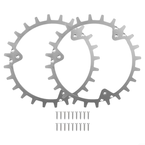 2 Stück Mähroboter-Spikes, Edelstahl, Rasenmäher, Roboter, Radgröße 255 mm, Edelstahlschrauben, kompatibel mit 420/320/430X/440 von CARMOTTER