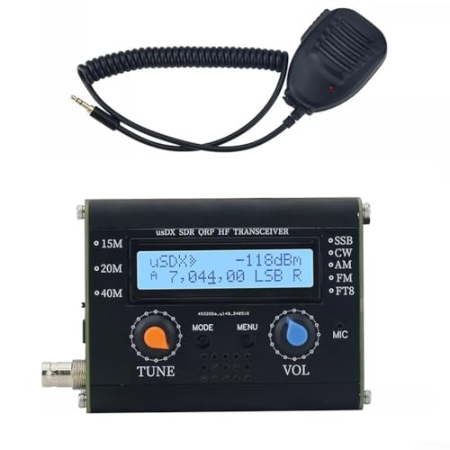 5W UsDX QRP Transceiver QCX-SSB auf SSB 3-Band Kurzwelle All Mode QRP SSB/CW Transceiver mit Handmikrofon NEU von CARMOTTER