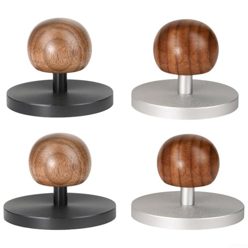 Ästhetisches Design trifft Funktionalität in diesem Kaffee-Tamper aus Aluminiumlegierung mit Holzgriff (B) von CARMOTTER