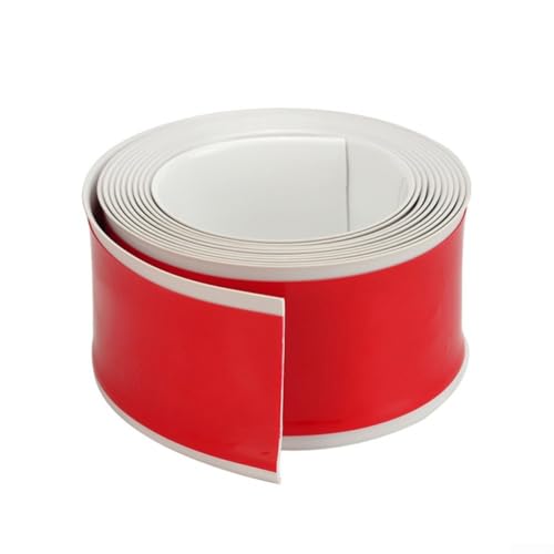 Anpassbare 5 m PVC-Bodenleiste für einfache Installation und ästhetische Verbesserungen (S White) von CARMOTTER