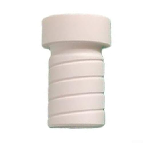 Billard-Queue-Hülse Ersatzteil aus Phenol-Kunststoff und ABS-Kunststoff, maßgeschneidert für Queues, die 13 3 mm Durchmesser oben und 20 3 mm Höhe für zuverlässigen Gebrauch benötigen (weiß) von CARMOTTER