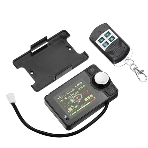 CARMOTTER 12V/24V Auto Diesel Heizung Controller mit Fernbedienung, LCD Schalter Controller, LCD-Autoheizungsregler Für Auto Diesels Luftheizung Parkheizung von CARMOTTER