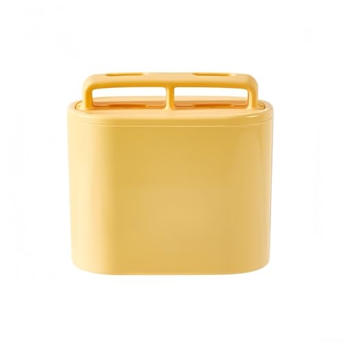 Clear Ice Ball Maker Silicone for DIY Large Transparent Ice Spheres No Bubble Slow Melting Ice Cube Tray for Whiskey and Cocktails (Yellow Double) von CARMOTTER
