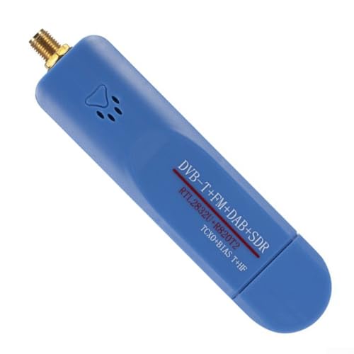 Digitaler USB 2.0 DVB-T+DAB+FM RTL2832U 500 kHz - 1,7 GHz Tuner-Empfänger mit Antenne (nur der Host) von CARMOTTER