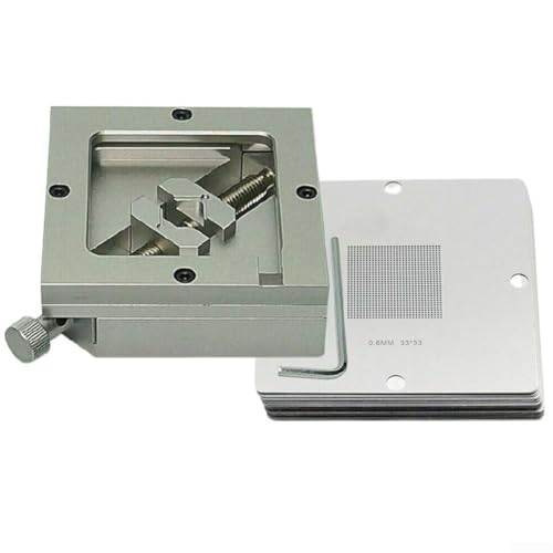 Effizientes für BGA-Reballing-Set, 90 mm Reball-Station-Vorrichtung, erreicht Genauigkeit mit 10 Universalschablonen (für BGA Vorrichtung + 10 Schablonen) von CARMOTTER