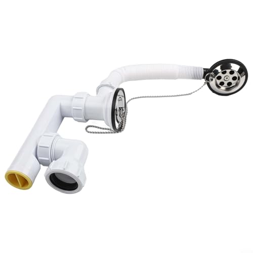 Ersatz Bad Kombi Ab- & Überlaufset, Badewannenablauf mit Überlaufrohr, Abflussablauf Ersatz Ersatz Bad Kombi Ab- & Überlaufset, Badewannenablauf mit Überlaufrohr, Abflussablauf Ersatz von CARMOTTER