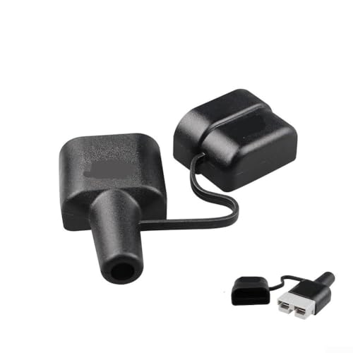Für Anderson Stecker Staub Gummi Abdeckung Wasserdicht 50A Kabelverbinder Mantel Abdeckung Für Anderson (4 Stück - Schwarz) von CARMOTTER