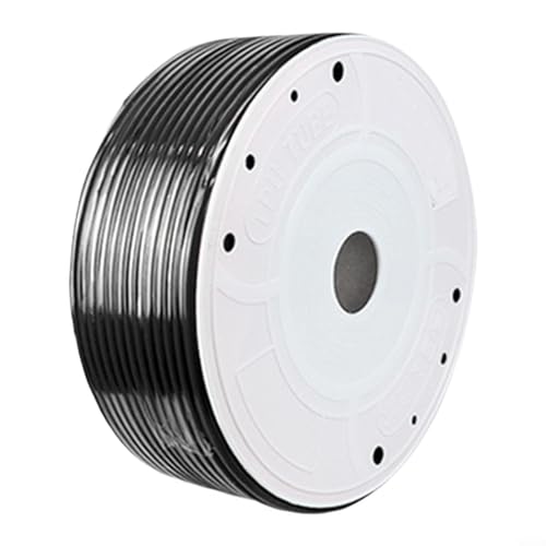 Für Luftkompressorschlauch 4x2 5mm PU-Material mit hoher Druckkapazität und Flexibilität für professionelle und DIY pneumatische Arbeiten (schwarz) von CARMOTTER
