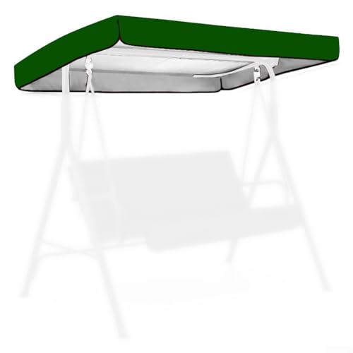 Gartenschaukel-Abdeckung für 3-Sitzer, stilvoll und robust 420D Oxford-Gewebe Gartenschaukel Sitzbezug (grün) von CARMOTTER