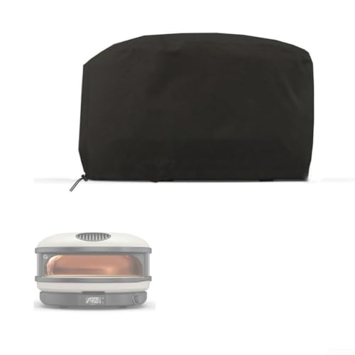 Grillabdeckung, 210D/420D Oxford-Gewebe, wasserdichte Grillabdeckung für 10697 Tischgrill, mit verstellbarem Kordelzug-Design (210D) von CARMOTTER