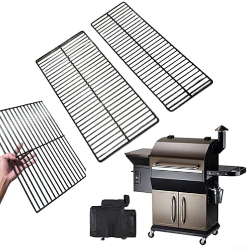 Grillrost für Z-Grills 1000 Serie Pellet-Grill, 3-stöckiges Gestellgitter, erweitert den Garraum zum Grillen, Backen, Braten, Schmoren und Anbraten (S-Warmhalterost) von CARMOTTER