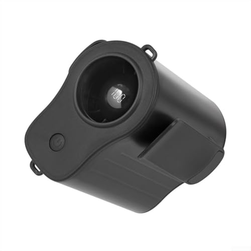 High-Speed-Taillenventilator mit 100 einstellbaren Geschwindigkeiten und leistungsstarkem Akku, tragbarer Kühlventilator für längere Nutzung im Freien (schwarz) von CARMOTTER