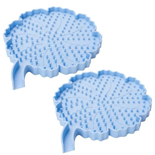 Innovatives Blumen-Design aus Silikon für Seifenschale, ausgestattet mit effektiver Drainage, lange Nutzungsdauer (blau) von CARMOTTER