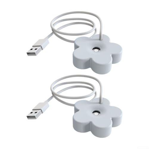 Kompakter Wassersprüh-Luftbefeuchter für leisen Betrieb und einfache Nutzung (weiß) von CARMOTTER