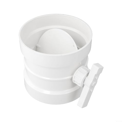 PVC-Luftmengenregelventil mit manueller Einstellung für optimierte Belüftungsleistung (160 mm) von CARMOTTER