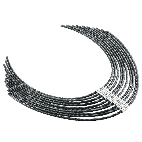 Rasentrimmer-Faden, 10 Stück Rasentrimmer-Spule, Trimmer-Zubehör, Ersatzteile für Bosch Afs 23–37, 38 cm von CARMOTTER
