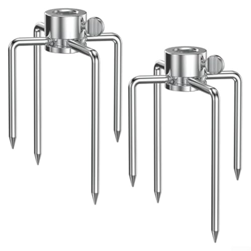 Rotisserie Gabeln für Onlyfire 6003 6004, passend für 12 mm x 12 mm Sechskant und 3/8 5/16 Zoll Vierkantspieße mit verstellbaren Rändelschrauben für individuelle Passform Rotisserie Gabeln für Onlyfire 6003 6004, passend für 12 mm x 12 mm Sechskant und 3/8 5/16 Zoll Vierkantspieße mit verstellbaren Rändelschrauben für individuelle Passform von CARMOTTER