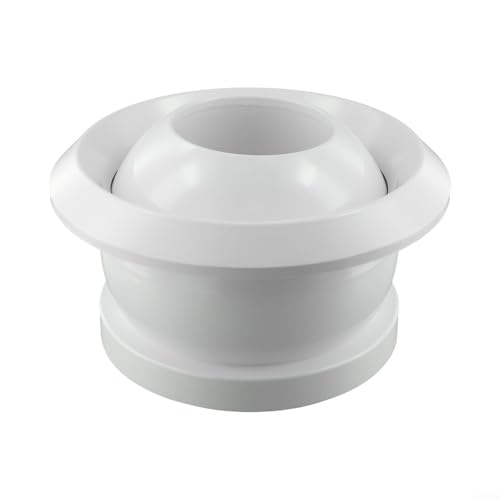 Rundes Lüftungsgitter aus ABS-Material, mit 360-Grad-Drehung und verstellbarer Düse, entworfen für Abluft- und Einlasseinsatz in Wohn- und Gewerberäumen (250) von CARMOTTER