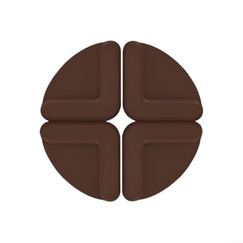 Rutschfeste Silikonfüße für Schneidebretter und Schneidematten, schützende Anti-Kratz-Pads bieten Stabilität auf glatten Oberflächen während der Zubereitung von Lebensmitteln (braun) von CARMOTTER