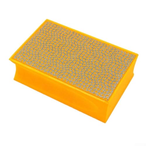 Schleifblöcke Diamant-Handpolierpads, Fliesenpolierpads für feinere Oberflächen und glattes Schleifen von Glas, Fliesen (Körnung 100) von CARMOTTER